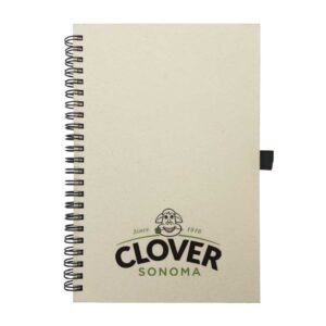 A5 Size Milk Paper Spiral Notebooks 70 Sheets 80 GSM