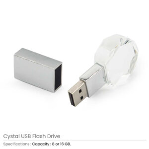 Crystal USB Flash Drives