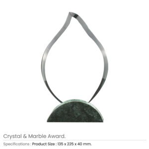 Crystal and Marble Awards in Hardboard Box
