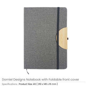 Notebook with Foldable Cover