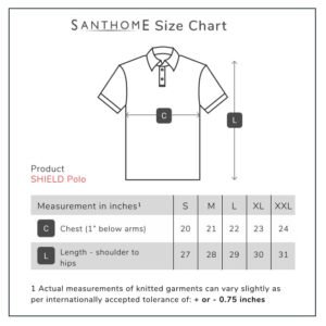 SANTHOME SHIELD Polo Shirt with Heiq Viroblock