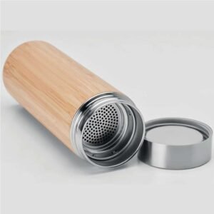 Eco-Friendly Stainless Steel Bottle | Bamboo Flask