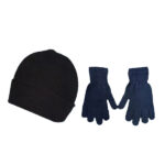 BLUE STONE ACRYLIC CAPS AND GLOVES