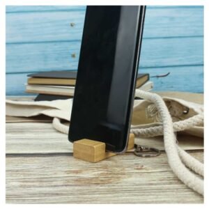 Bamboo Phone Stand | Round Key Holder