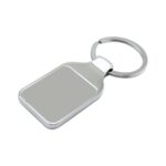 Rectangular Metal Keychains