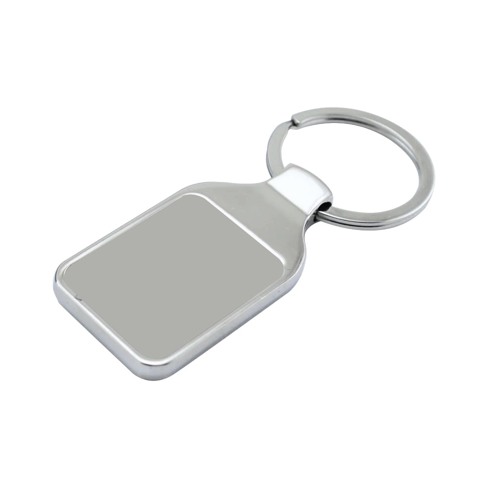 Rectangular Metal Keychains