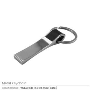 SILVER Metal Key Holder USB