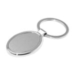 Oval Shape Metal Keychain