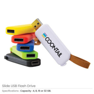 Slide Button USB Flash