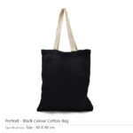 BLACK COTTON BAG | MR-2