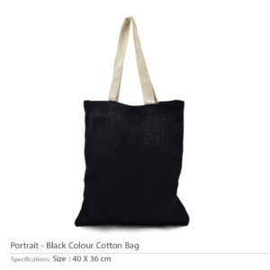 BLACK COTTON BAG | MR-2