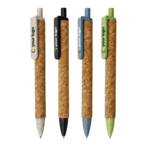 Wheat Straw and Cork Pens