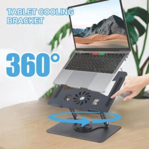 Laptop Aluminum Stand With Fans