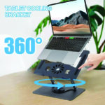 Laptop Aluminum Stand With Fans