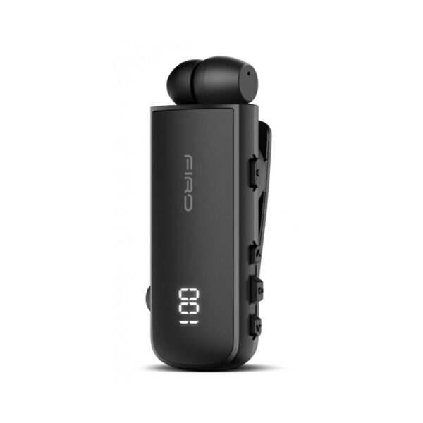a black device with a clip