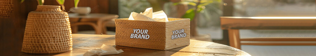 CUSTOMIZED PRINTED TISSUE BOXES