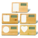 Bamboo Clock Photo Frames