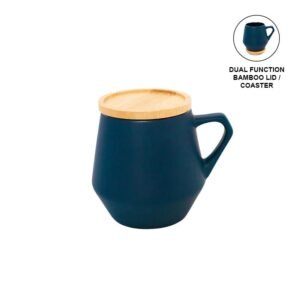 SEVILLA-eco-neutral Ceramic Mug with Bamboo Lid