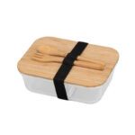 Glass Lunch Box with Bamboo Cutlery | CORNETO-Hans Larsen