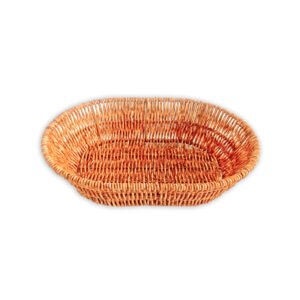 Bread Basket Rattan Oval Round Fruit Basket | Bread Basket Natural Woven Dinner Basket Bowl
