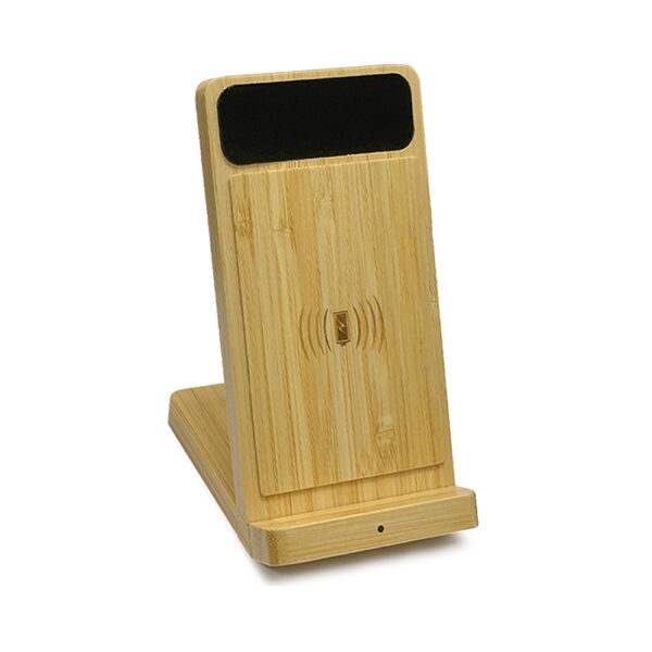 PHONE HOLDER WIRELESS CHARGER | LIGHT UP LOGO | HMW 13 BAMBOO