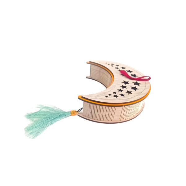 Wooden Star Moon Shaped Ramadan Tray