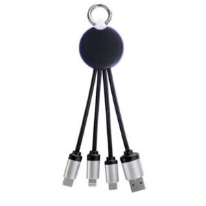 LIGHT UP LOGO CHARGING CABLE | MULTI PIN CHARGING CABLE