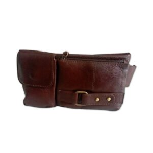 Genuine Leather Chest Pocket Mens Hanger Bags | Leather Bag | Sling Bag | Men Bust Bags | Passport Bag | Backpack