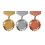 Medal with Metal Brooch and Suspender