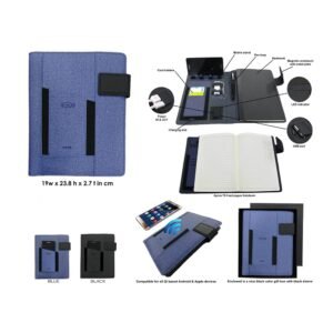 Multifunctional Notebook Folio | Wireless Charging