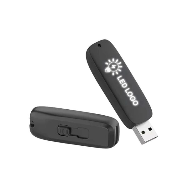 Lepus Light-Up LED Logo USB with Slide Button 64GB