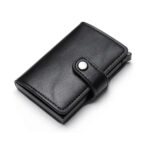 PU Leather Wallet Casual Card Holder | Smart Wallet Aluminum Card Case