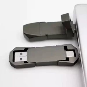 OTG USB Flip in Metal 32GB Magnetic Cap