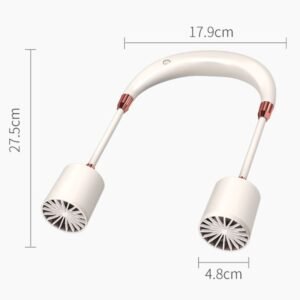 USB Rechargeable Personal Fan | Neck Air Conditioner, 360° Cooling Wearable Fan