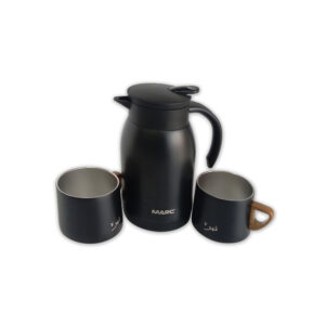 Kettle & Mug Set Stainless Steel | 3 in 1 Kettle And Mug Set
