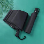 Auto Open Umbrella Black | Performance Windbeater Walking Length | Multipurpose Car Umbrella | Outdoor Travel Umbrella