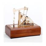 Musical Oil Rig | Desk Model Oil Drilling Rig | Hand Wind Up Music Box | Palque Award