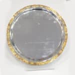 Traditional Gold-Silver Plate Award | Plaque Award | Souvenior | Table Ware