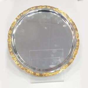 Traditional Gold-Silver Plate Award | Plaque Award | Souvenior | Table Ware