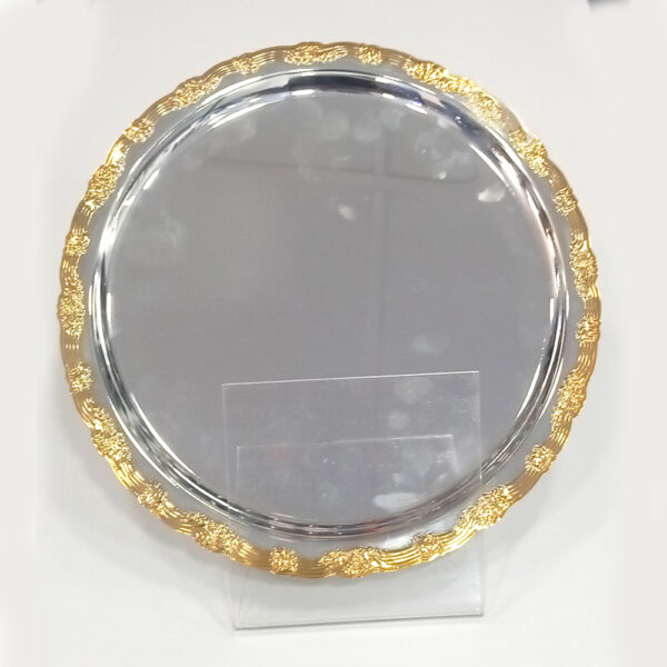 Traditional Gold-Silver Plate Award | Plaque Award | Souvenior | Table Ware