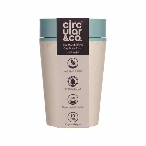 Circular Leakproof Reusable Coffee Cup | The World's First Travel Mug Made from Recycled Coffee Cups | 100% Leak-Proof, Sustainable & Insulated.