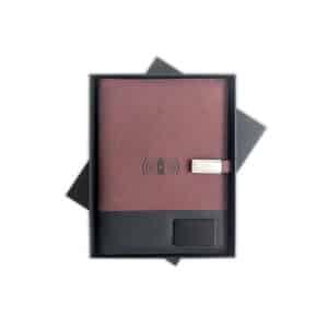 Hi-Tech Portfolio Powerbank B | Executive with Wireless Charging Organizer | Notebook