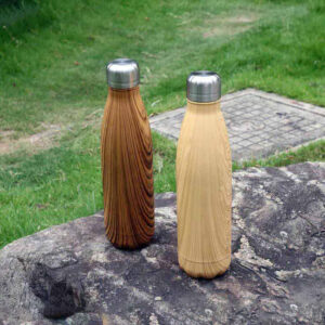 GEYER | Hans Larsen | Stainless Wood Print Water Bottle | Drinkware