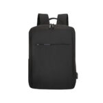Men Backpack Black 211 with USB Charging Port