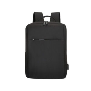 Men Backpack Black 211 with USB Charging Port