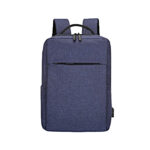 Men Backpack Blue 213 with USB Charging Port