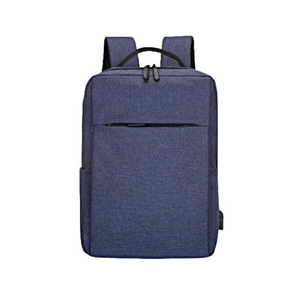 Men Backpack Blue 213 with USB Charging Port