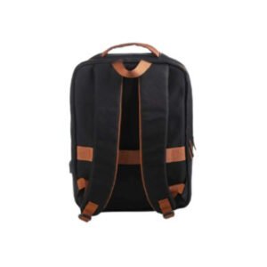 Men Backpack Black 201 with USB Charging Port