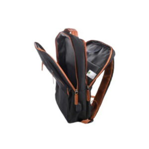 Men Backpack Black 201 with USB Charging Port