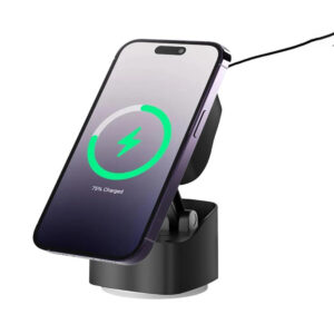 Giftology Magnetic Car Phone Holder | VIRTON 15W Wireless Car Charger